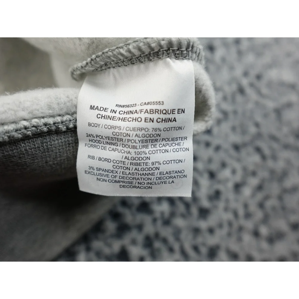 Jordan Hoodie Men Medium‎ Gray The Van Graphic Pullover 895832-063